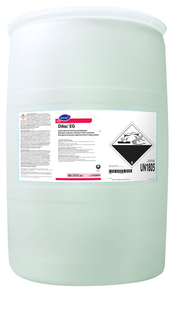 Dilac® EG, 55gal - Heavy Duty Low Foaming Acid Detergent