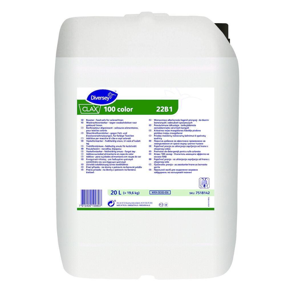 Clax 100 color 22B1 20L - Componente tensioactivo para ropa de color
