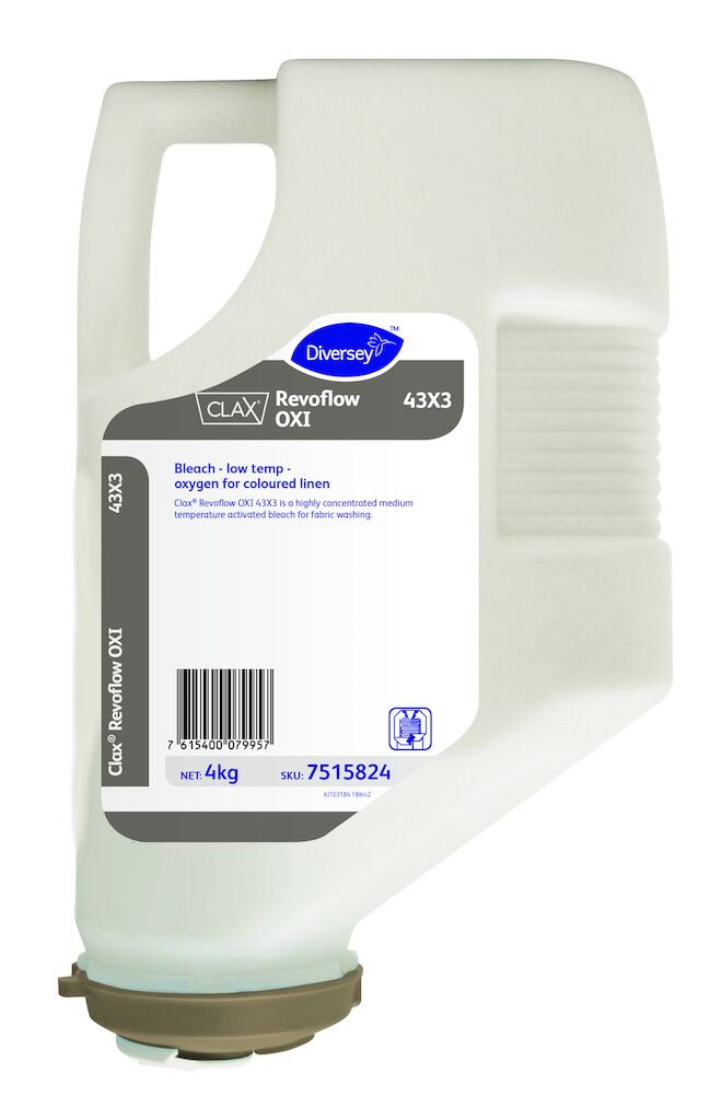 Clax Revoflow OXI Pur-Eco 43X3 3x4kg - Highly concentrated Oxygen Bleach