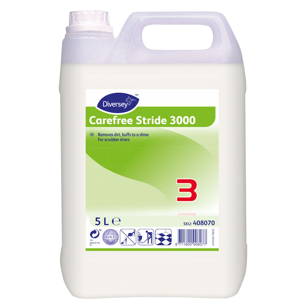 Carefree Stride 3000 2x5L - Low foam neutral floor cleaner and maintainer