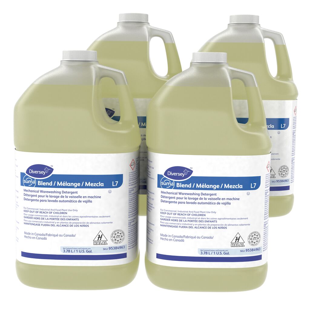 Suma® Blend L7 L7, 1gal, 4/CT - Mechanical Warewashing Detergent
