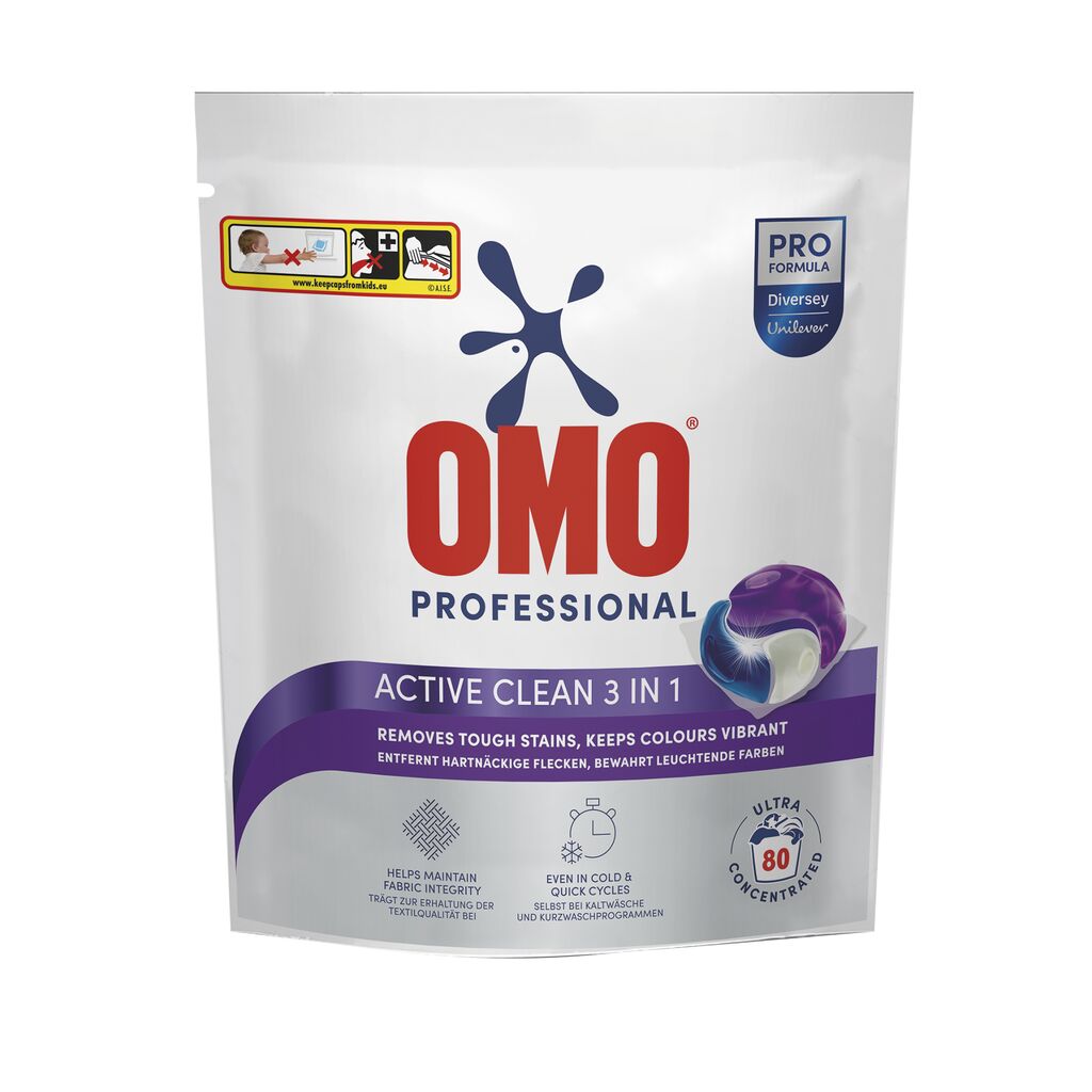 Omo Professional Active Clean 3in1 Kapseln 4x80Stk.