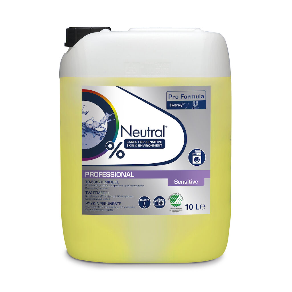 Neutral Professional Sensitive 10L - Herkälle iholle kehitetty pyykinpesuneste