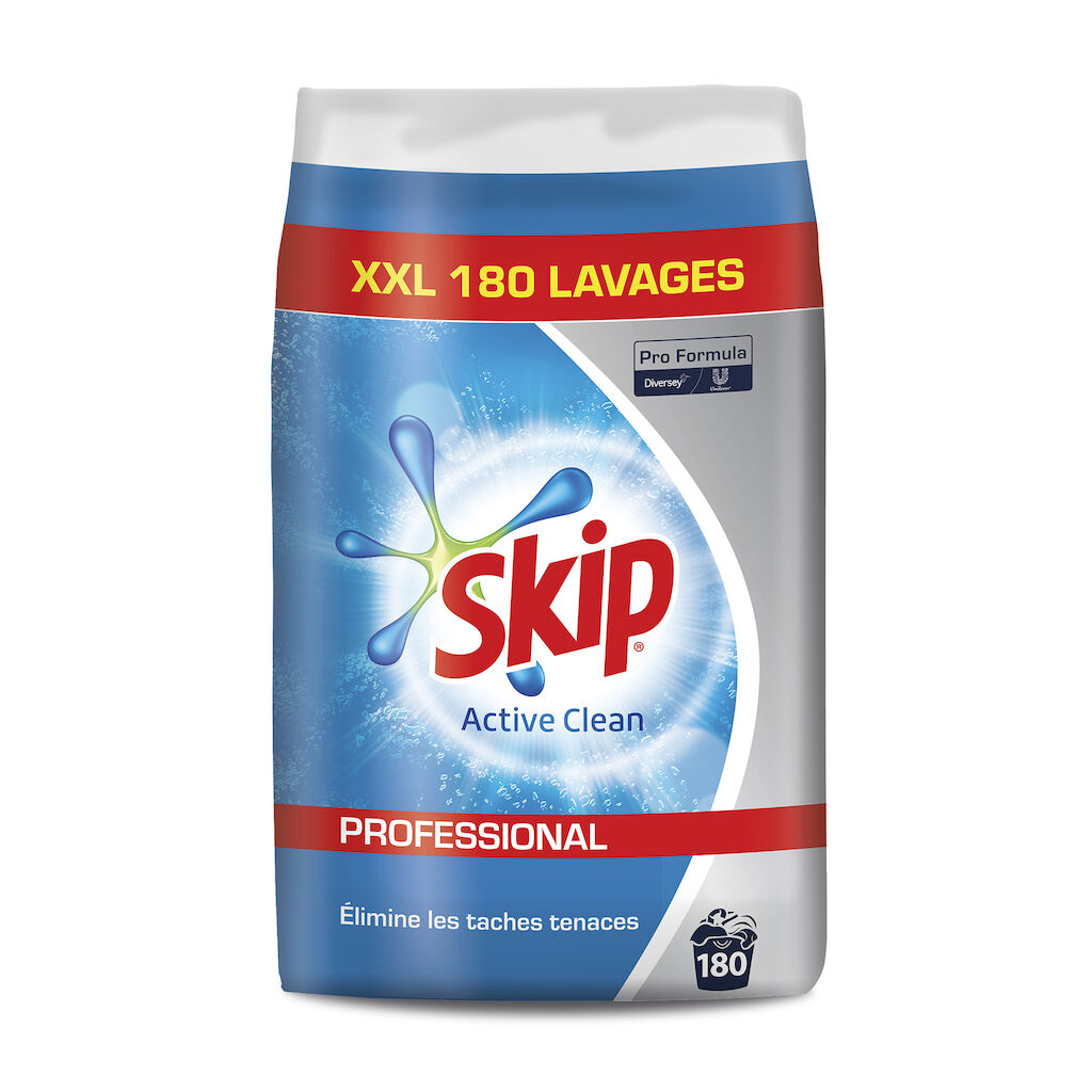 Skip Professionnel Poudre 105 lavages 14.4kg - Lessive en poudre de lavage complète