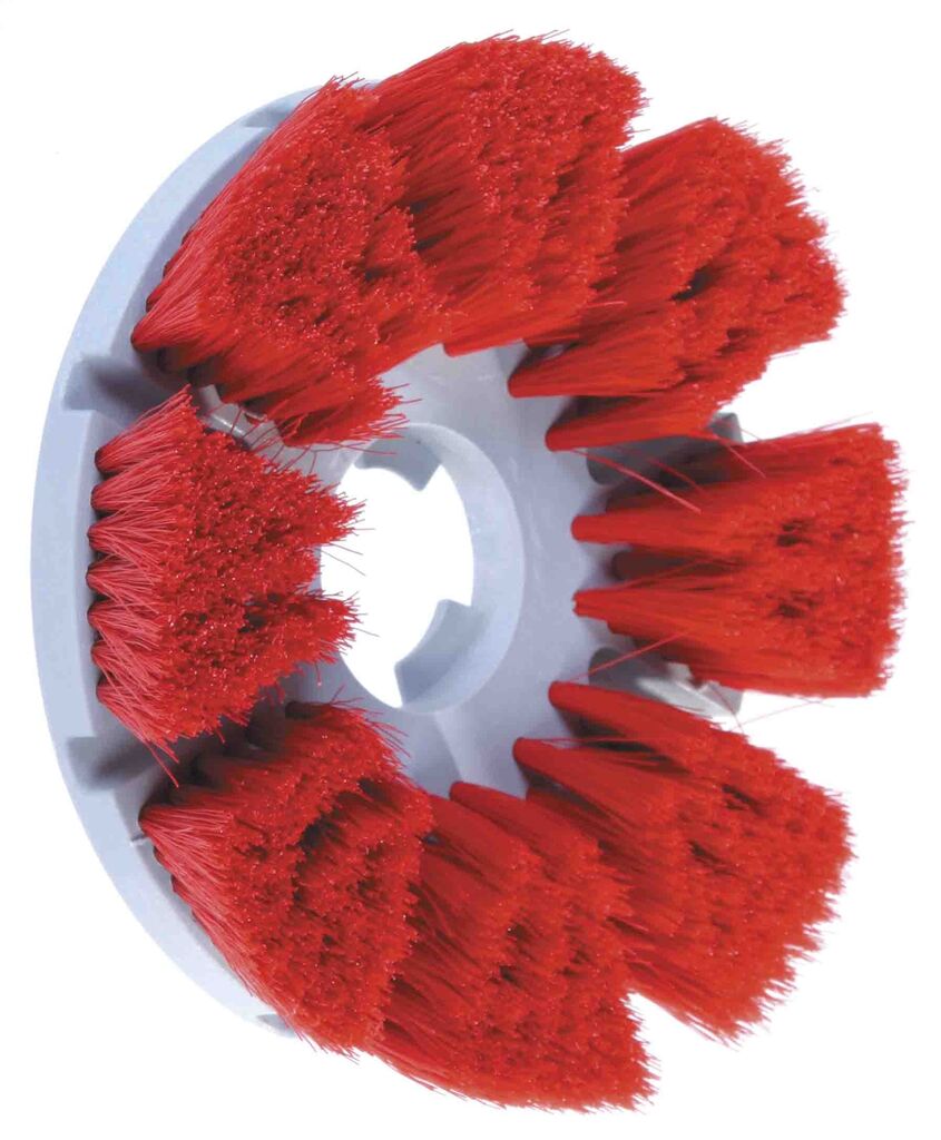 MEDIUM STRENGHT CLEANING BRUSH RED BRIST 1stk.