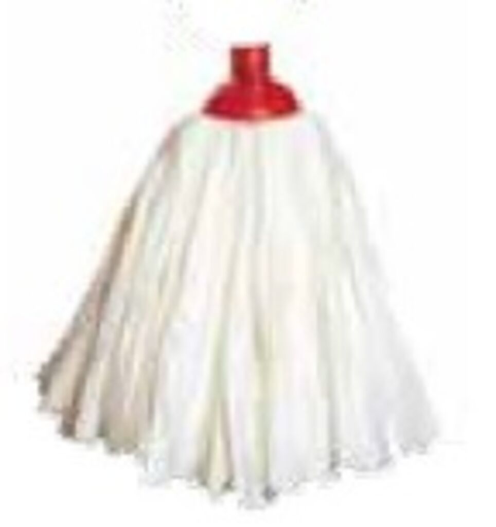 TASKI Spanish Mop 3pz - Bianco /-a - Mop da 150 gr, colore bianco, con attacco in plastica