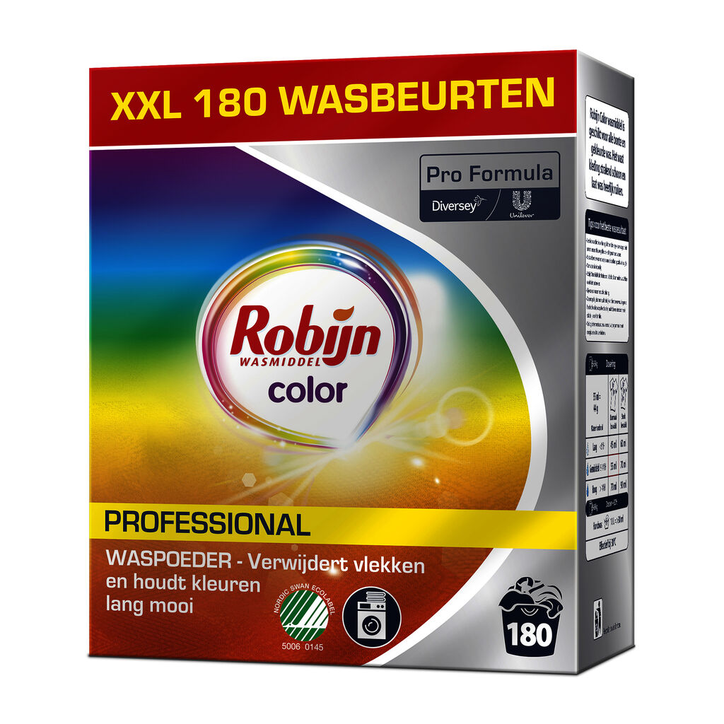 Robijn Pro Formula Waspoeder Color 8kg - Waspoeder voor gekleurde stoffen
