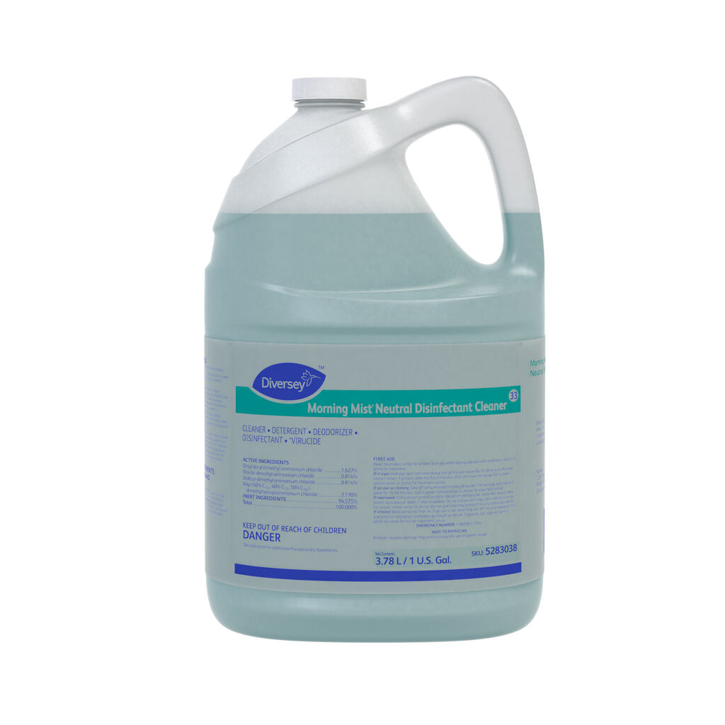Morning MistTM/MC Neutral Disinfectant Cleaner #33 33, 1gal, 4/CT