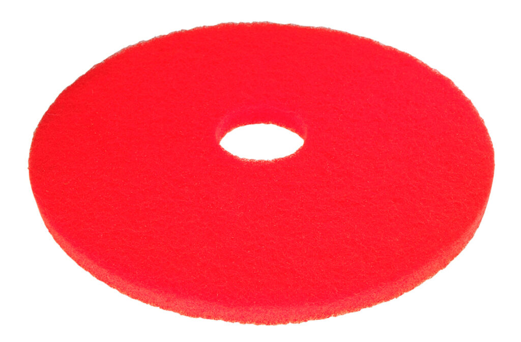 TASKI 3M Pad Rood 5x - 10" / 25 cm - Rood - Pad voor sprayreinigen van behandelde vloeren