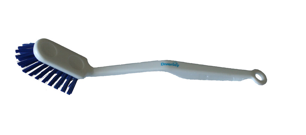 Spazzola per piatti 5x1pz - 285 x 33 x 20 mm - Blu - Duro medio, 285x33x20 mm