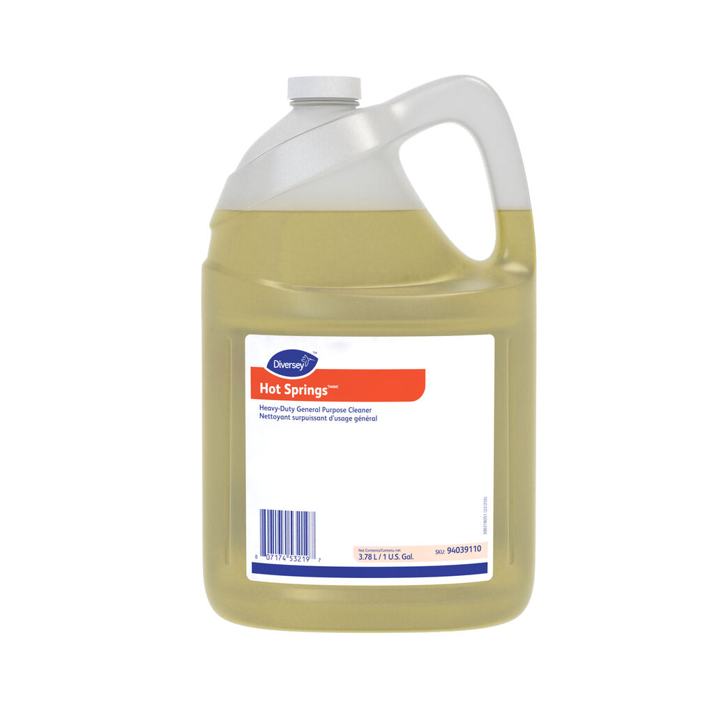 Hot Springs™ Heavy-Duty General Purpose Cleaner, 1gal, 4/CT - Heavy-Duty General Purpose Cleaner