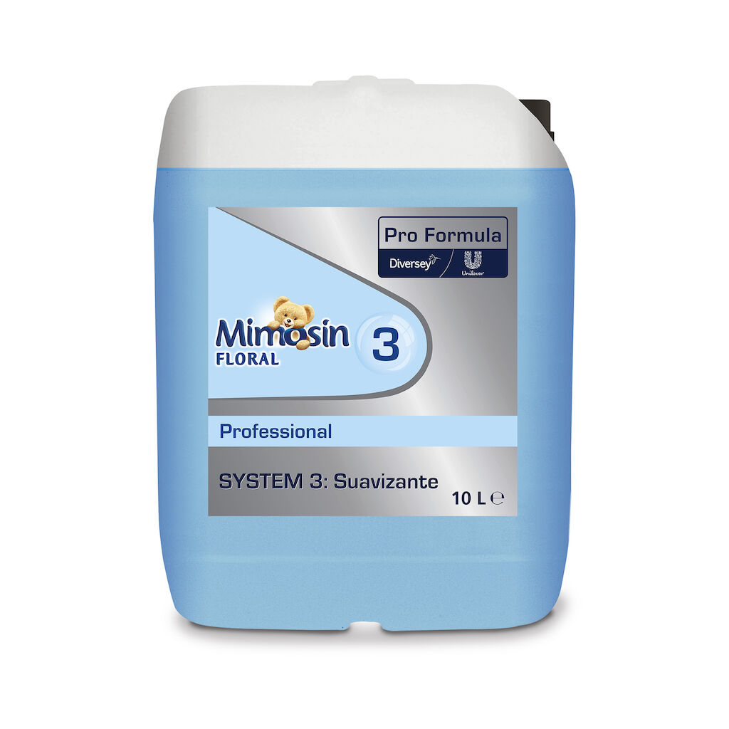 Mimosín Pro Formula System 3 Suavizante 10L - Suavizante del sistema de lavado profesional System 3