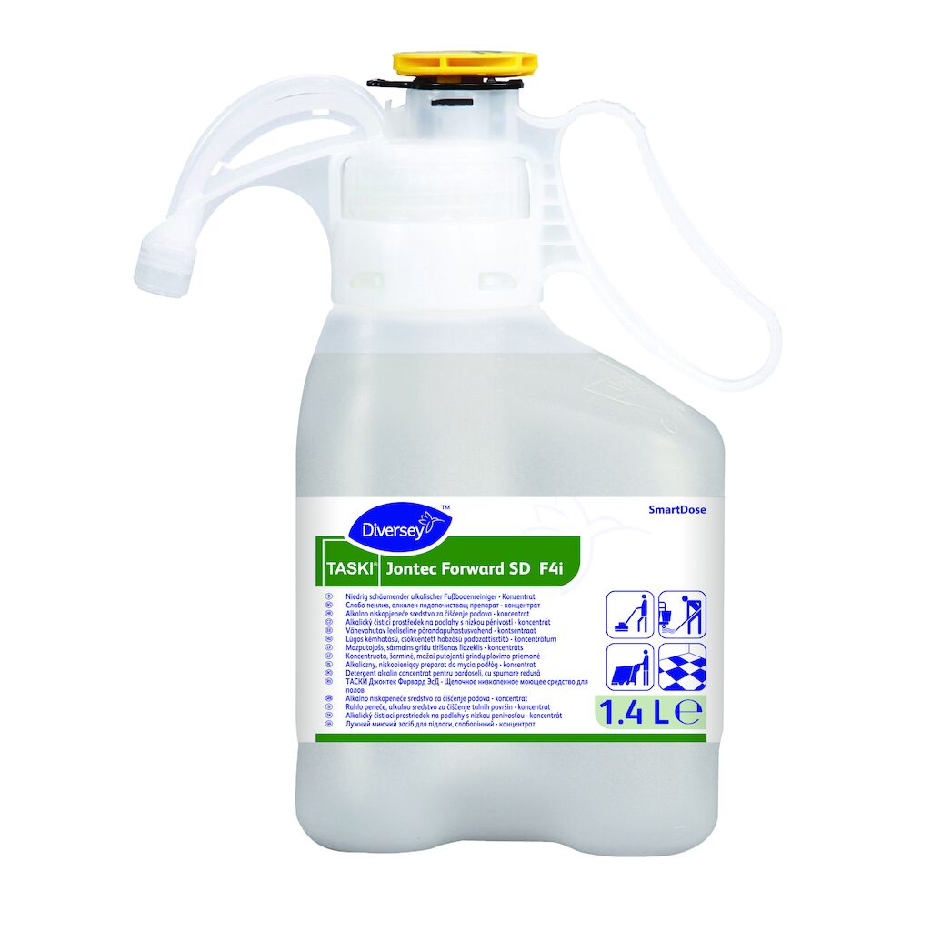 TASKI Jontec Forward SmartDose 1.4L - Alkalischer, niedrigschäumender Fußbodenreiniger im SmartDose™ System