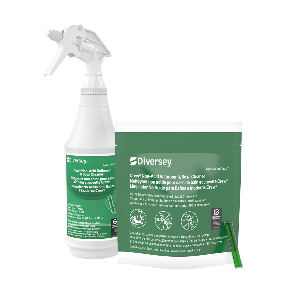 Crew® Non-Acid Bathroom & Bowl Cleaner Kit, 1ea - Bathroom & Bowl Cleaner