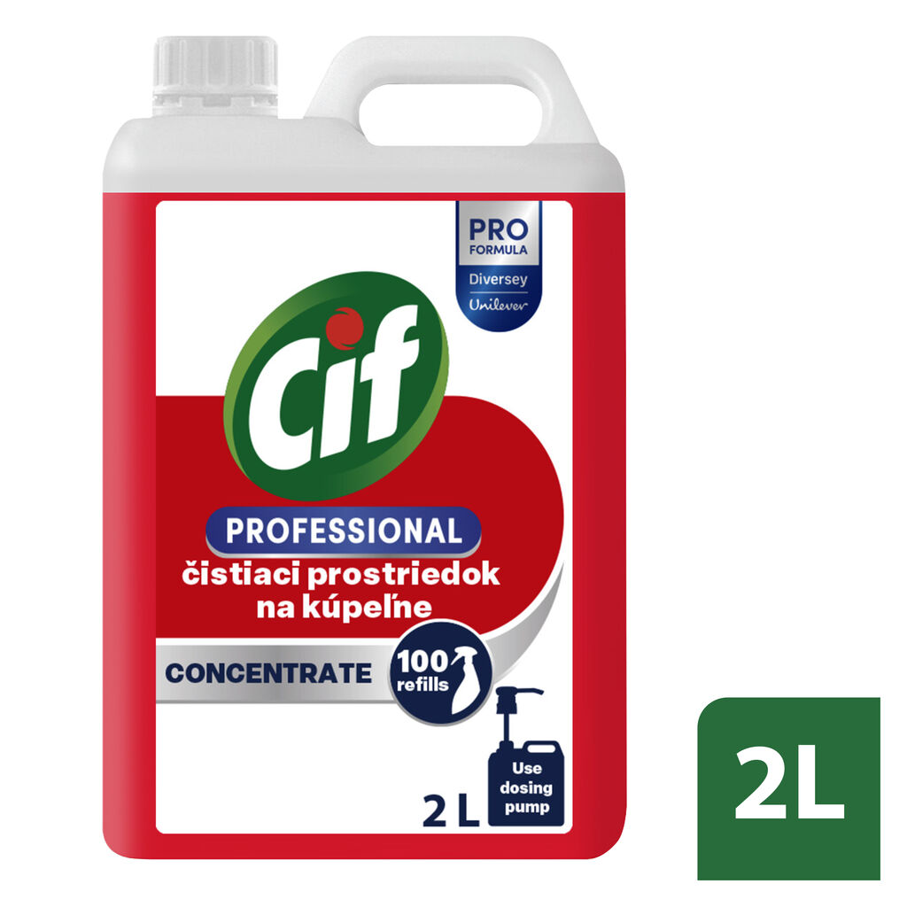 Cif Professional Concentrated Washroom Cleaner 2x2L
