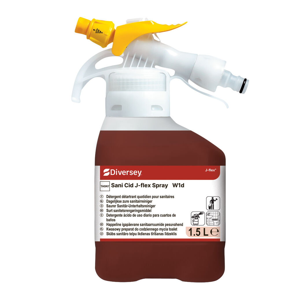 TASKI Sani Cid J-flex Spray W1d 1.5L - Détergent détartrant pour sanitaires