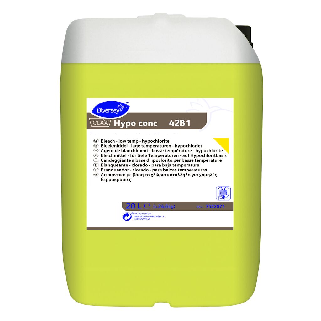 Clax Hypo conc. 42B1 20L - Bleach - low temp - hypochlorite