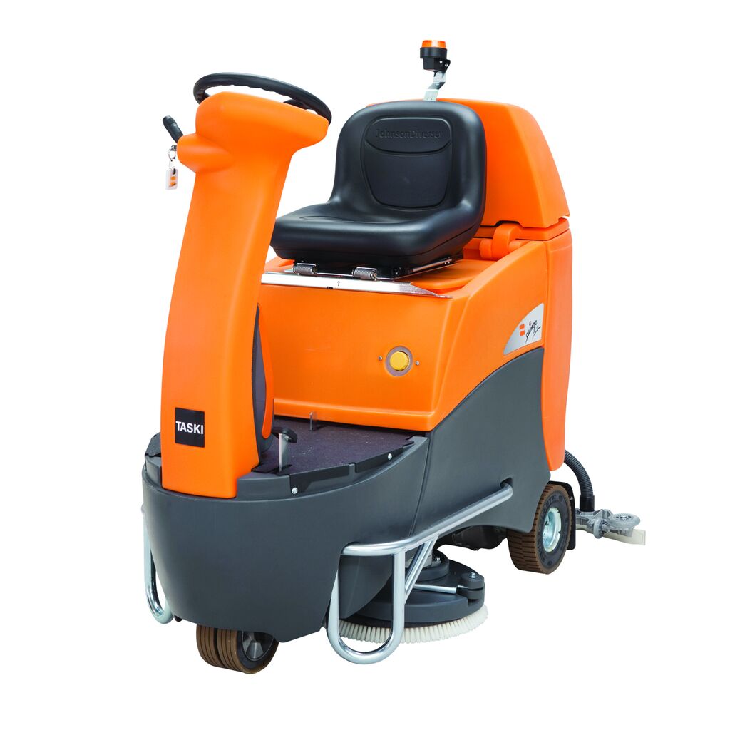 TASKI® swingo 2500B + IntelliTrail w/Maint. Batteries Kit, 1ea - Includes (4) Batteries, (2) Brushes, (2)Pad Drivers and (2) TASKI® IntelliPads