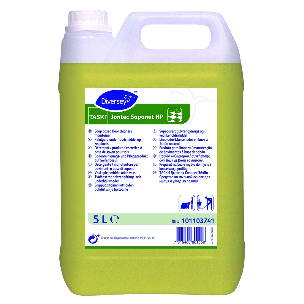 TASKI Jontec Saponet HP 2x5L - Soap-based floor cleaner/maintainer