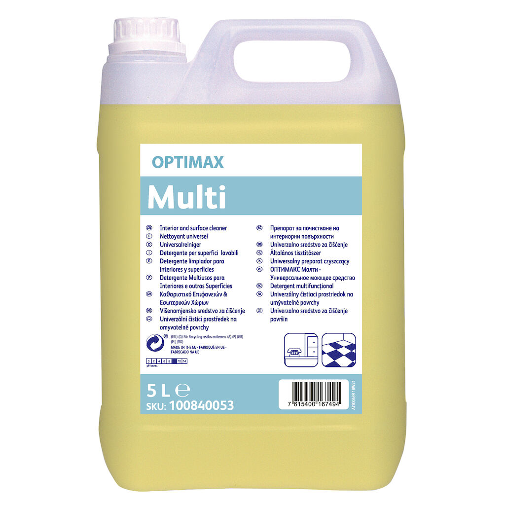 OPTIMAX Multi 2x5L - Detergente multiuso per superfici e pavimenti