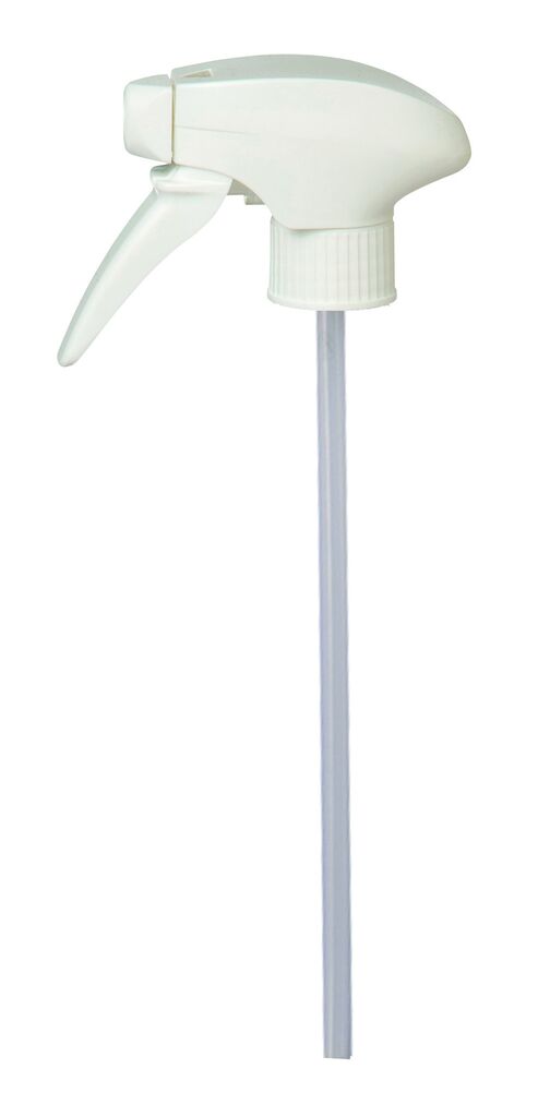 Trigger sprayer 25x25pc - White - Trigger white, narrow-angle for spray bottle 0.25 L
