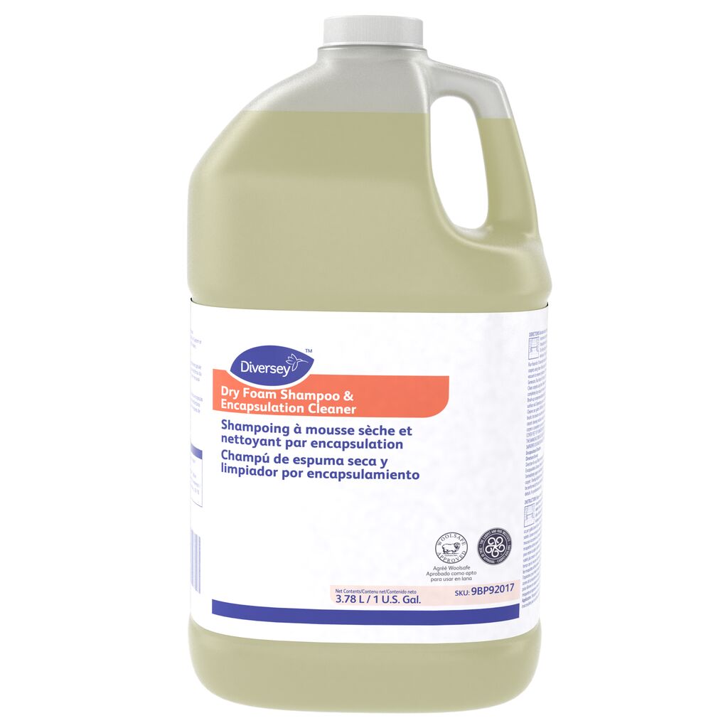 Dry Foam Shampoo & Encapsulation Cleaner, 1gal, 4/CT