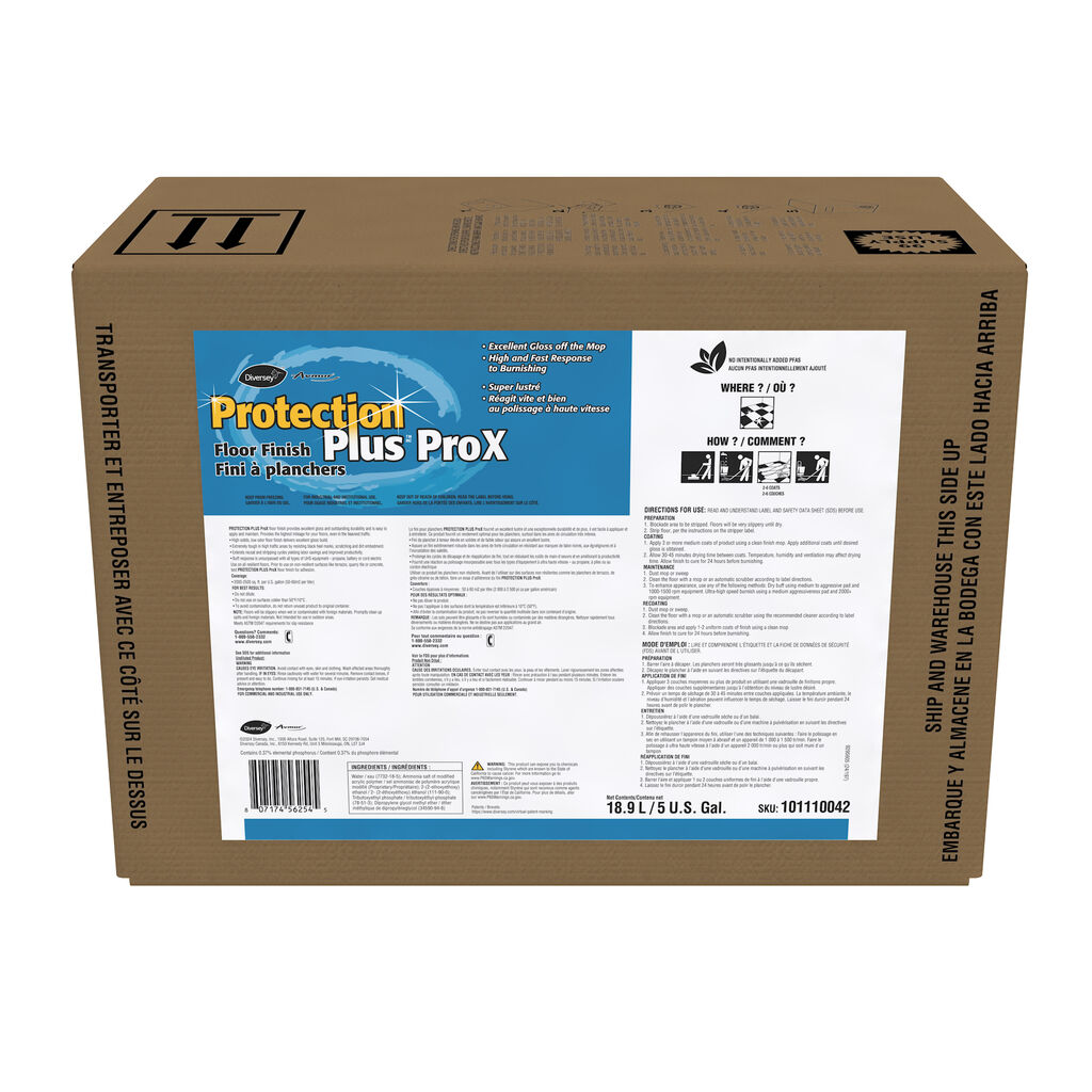 PROTECTION PLUS ProX Floor Finish 1x5gl BIB, 5gal - Finition de sol