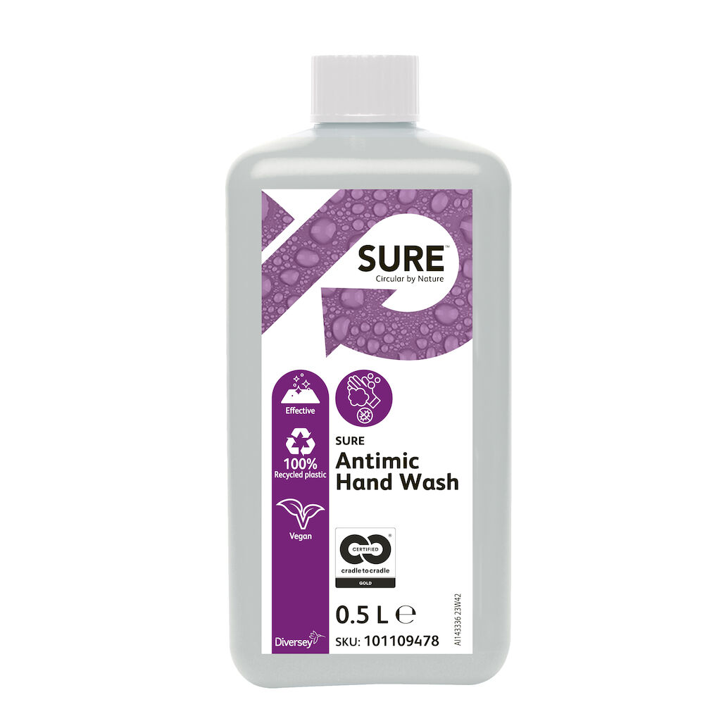 SURE Antimic Hand Wash 10x0.5L - Antimikrobielle Handwaschlotion zur hygienischen Händewaschung