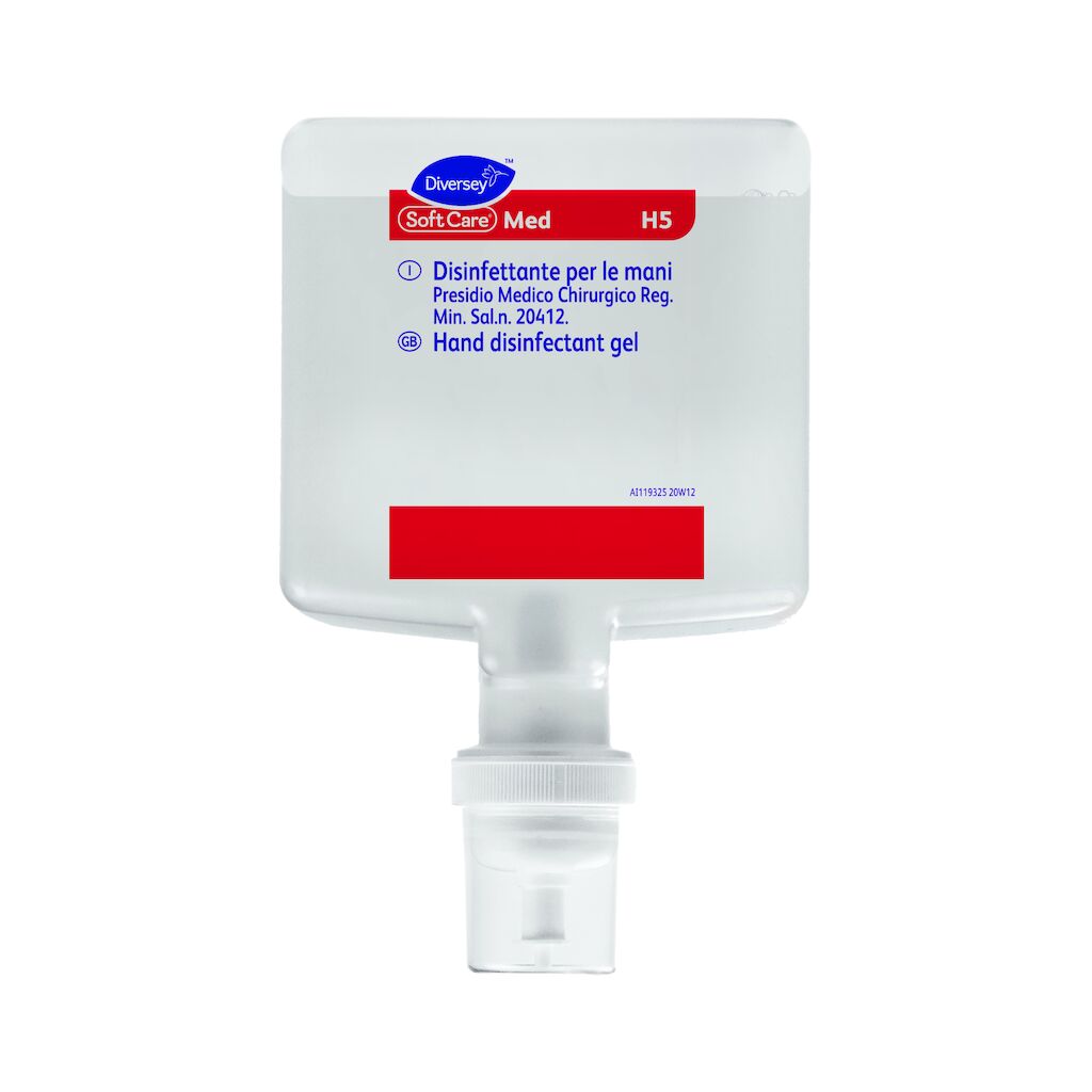 Soft Care MED H5 4x1.3L - Disinfettante per le mani. Presidio Medico Chirurgico Reg. Min. Sal. 20412