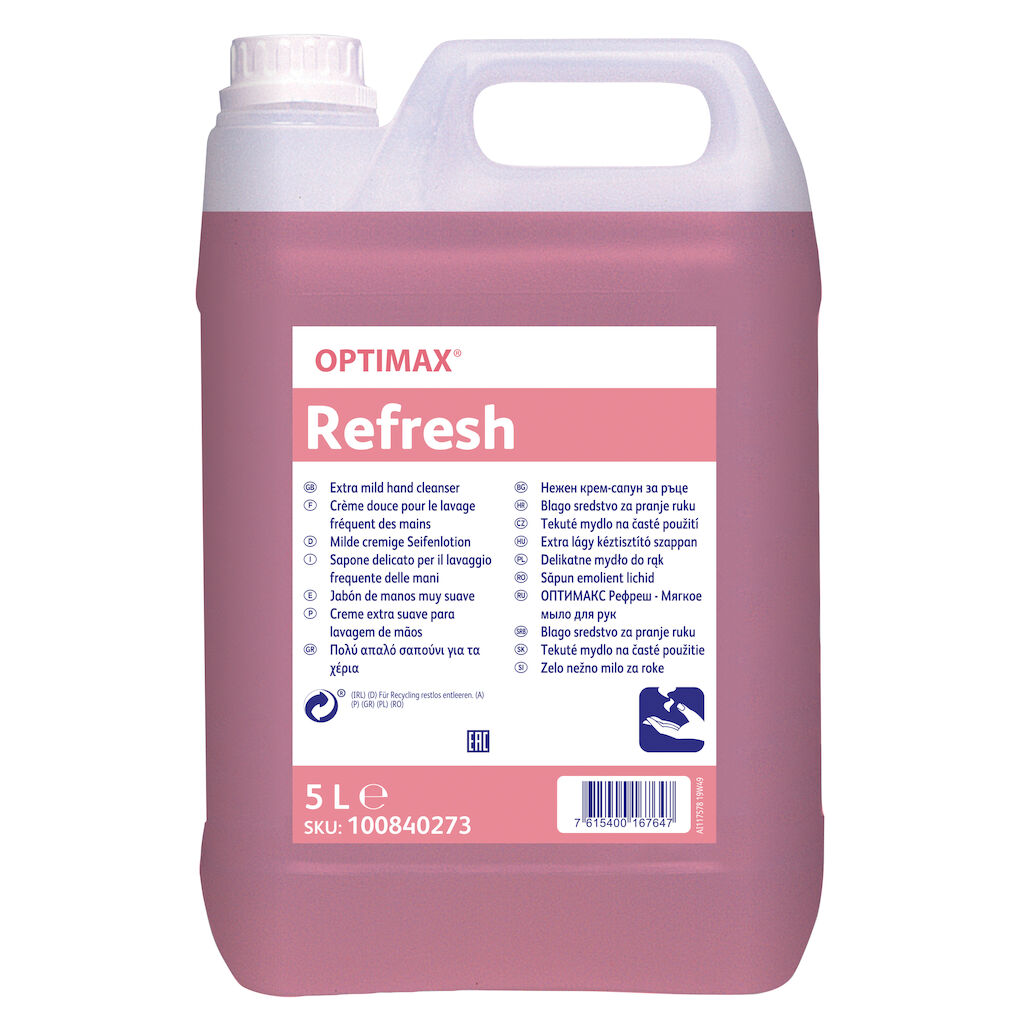 OPTIMAX Refresh 2x5L - Tekuté mydlo na časté použitie