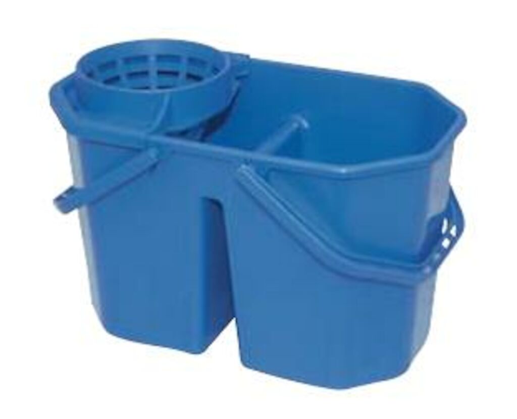 TASKI Spaanse mop Duo emmer 1st - Blauw - TASKI Spaanse mopemmer dubbel - blauw