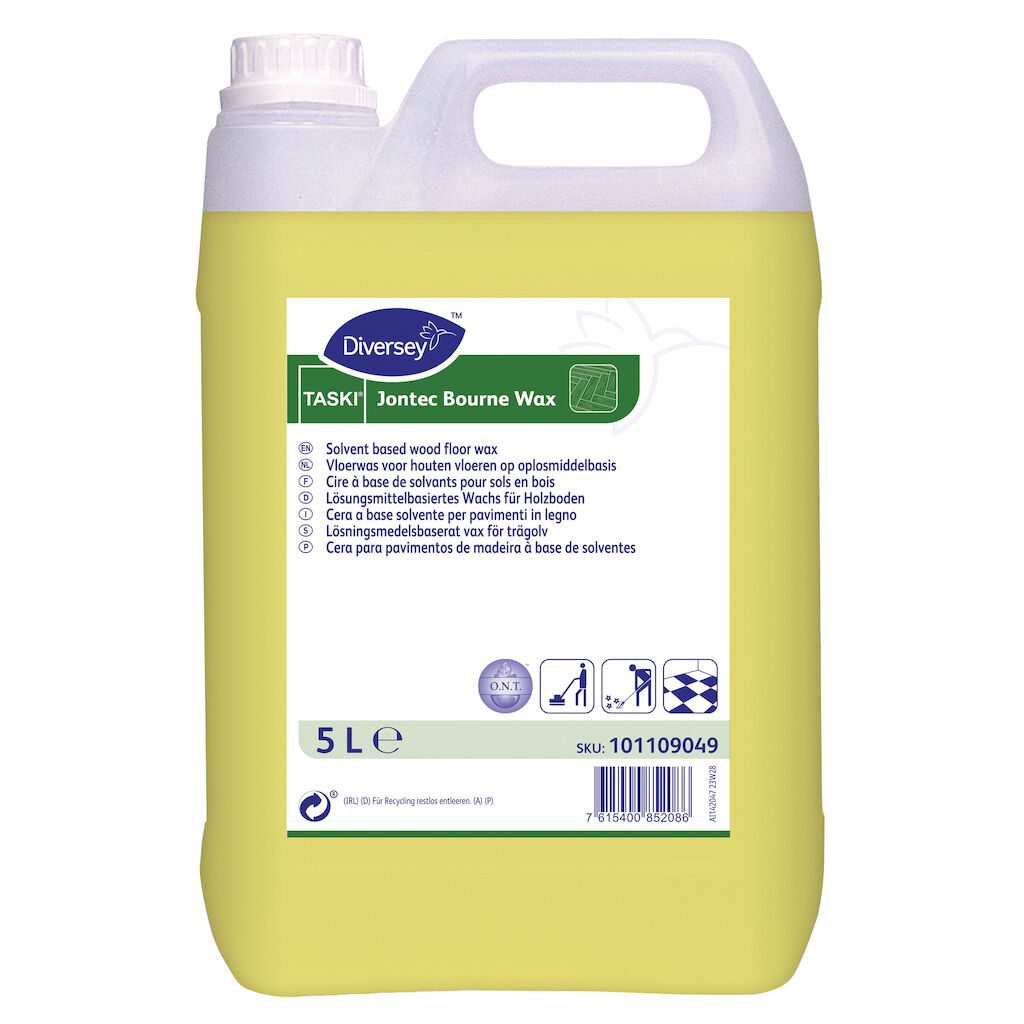TASKI Jontec Bourne Wax 2x5L - Op oplosmiddel gebaseerde was voor houten vloeren