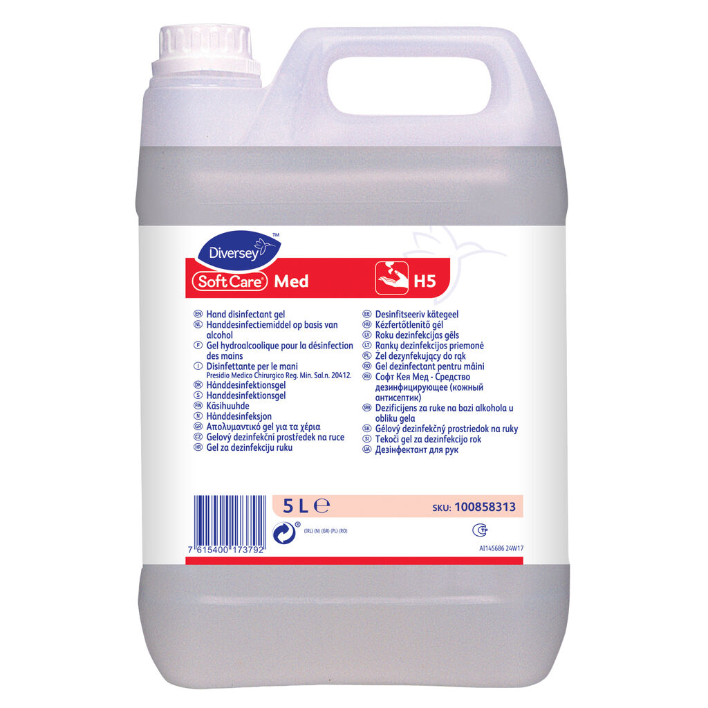 Soft Care MED H5 2x5L - Gel dezinfectant pentru mâini