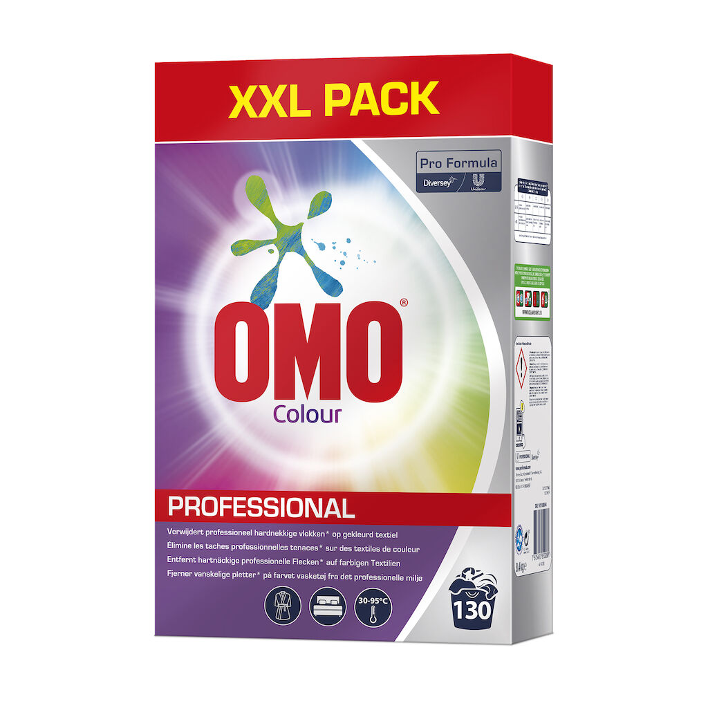 Omo Pro Formula Waspoeder - Colour 8.4kg - Poederwasmiddel voor gekleurd textiel