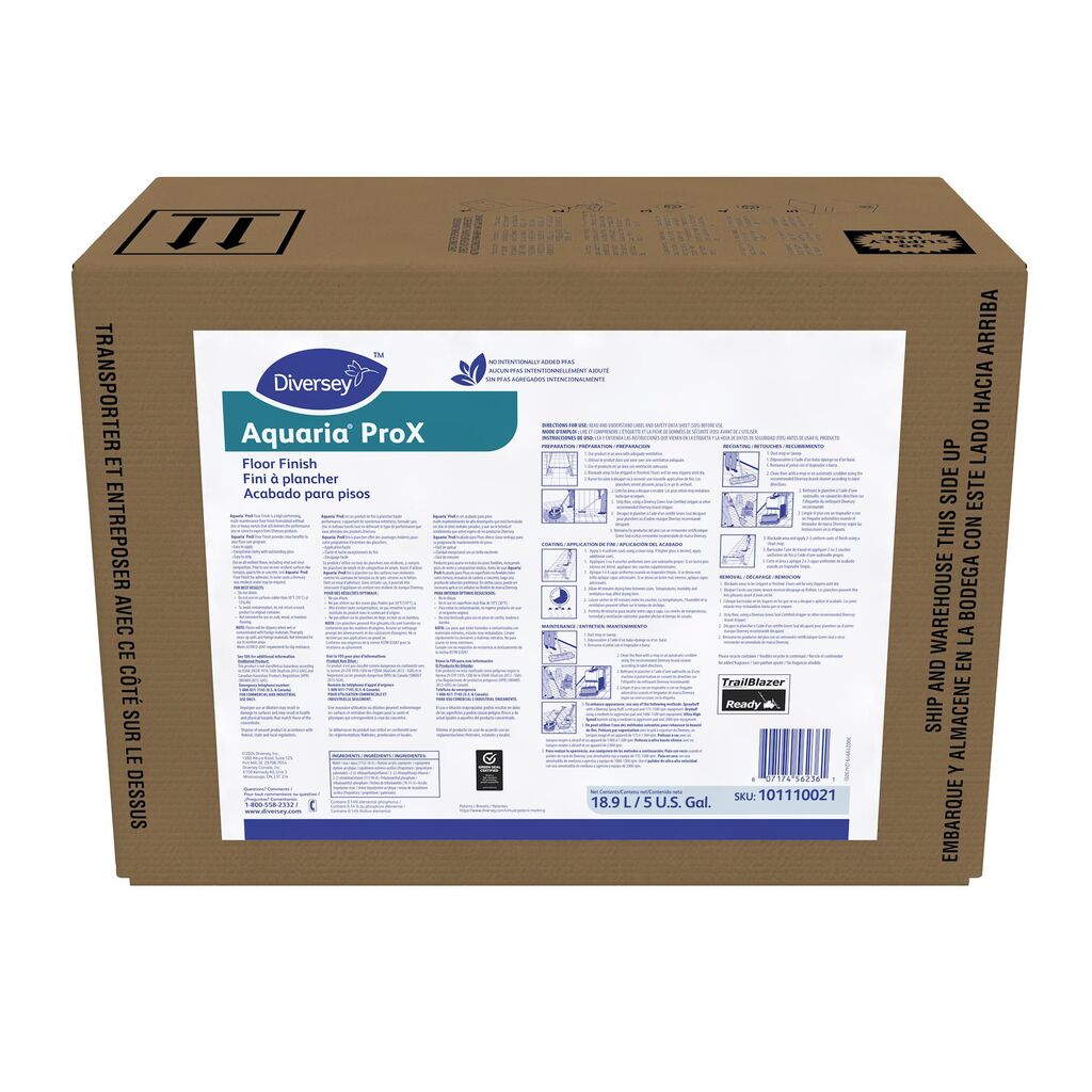 Aquaria® ProX Floor Finish, 5gal - Floor Finish