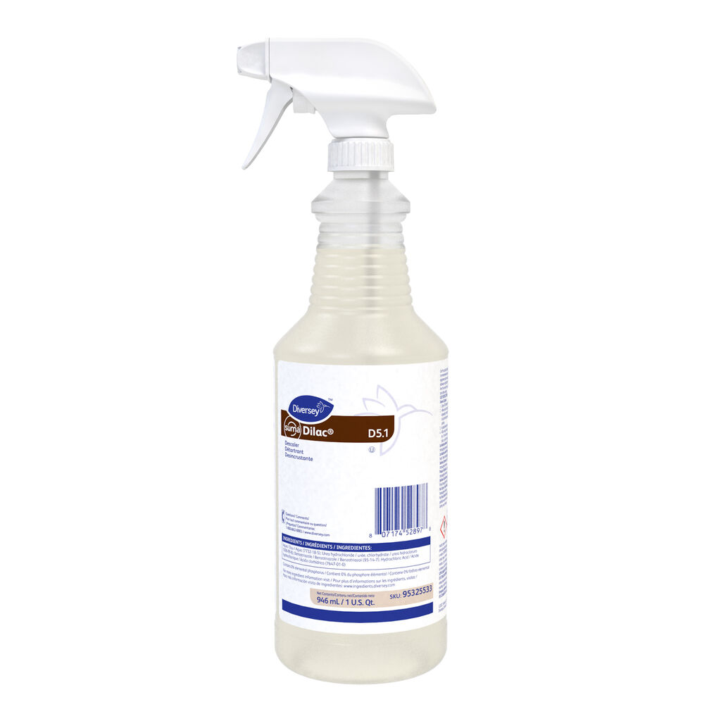 Suma® Dilac® D5.1 D5.1, 32oz, 12/CT - Descaler