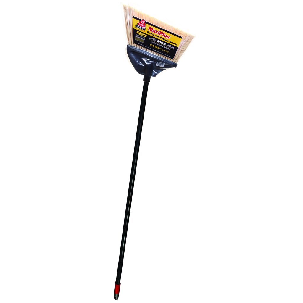 O-Cedar® MaxiPlus® Professional Angle Broom with Flagged Bristles, 1ea, 4/CT