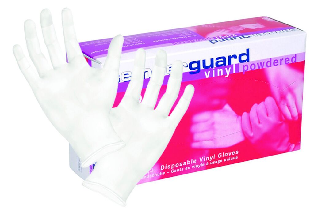 Guanti monouso in vinile 100pz - Small (S) - Particolarmente adatto per gli allergici