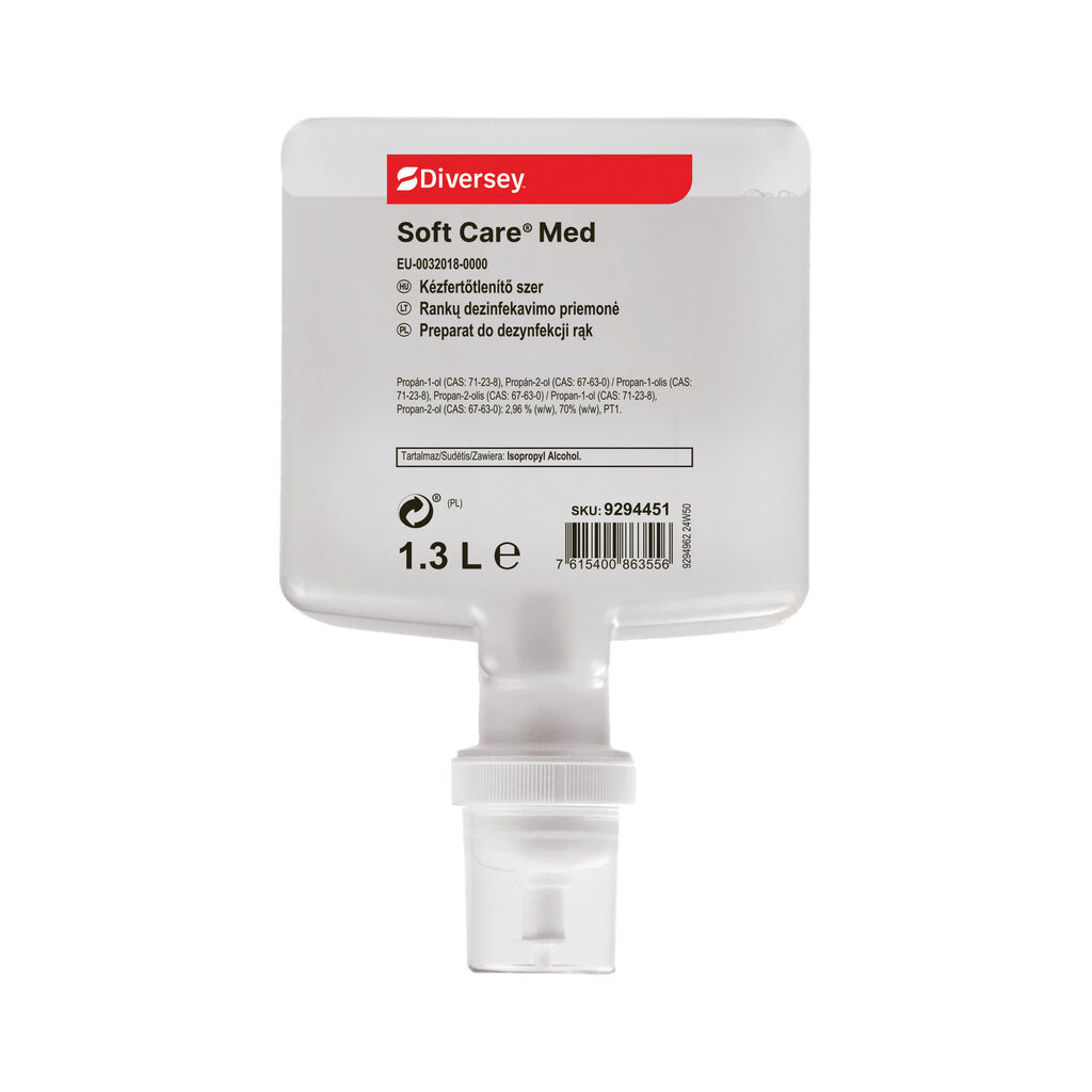 Soft Care Med 4x1.3L - Preparat do dezynfekcji rąk