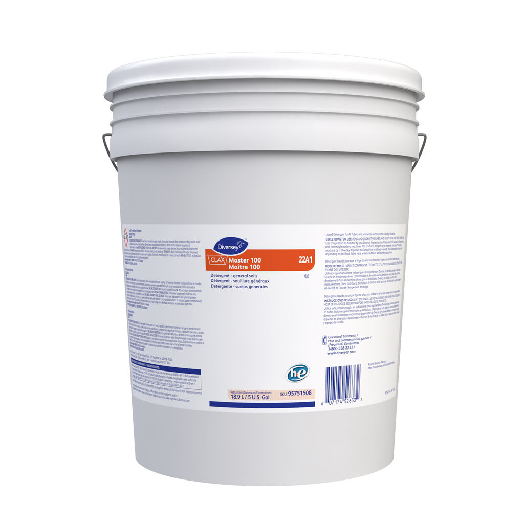 CLAX MASTER 5gal - Detergente líquido neutro a base de tensoactivos