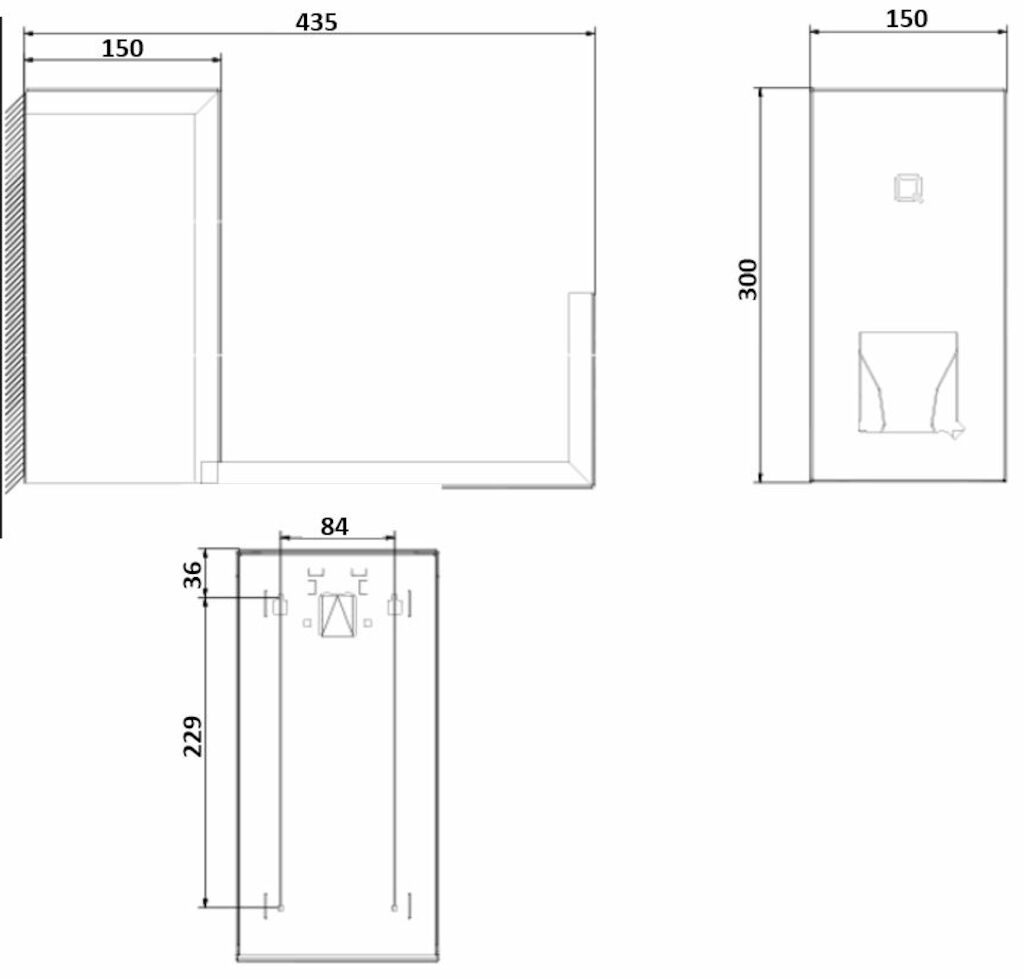 Qbic Toiletroldispenser 6820 1st - RVS Toiletrol dispenser