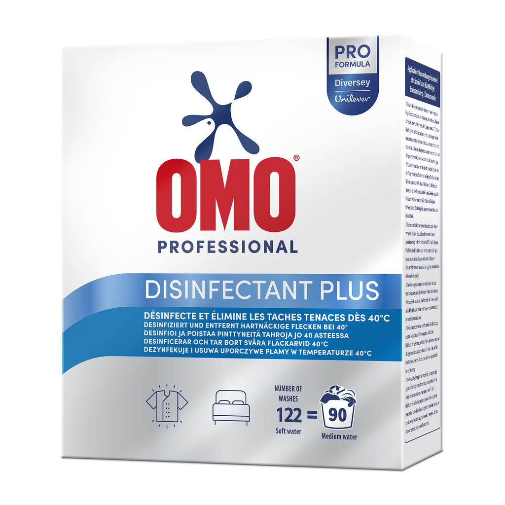 Omo Professional Disinfectant Plus 8.55kg - Desinfizierendes Textilwaschmittelpulver