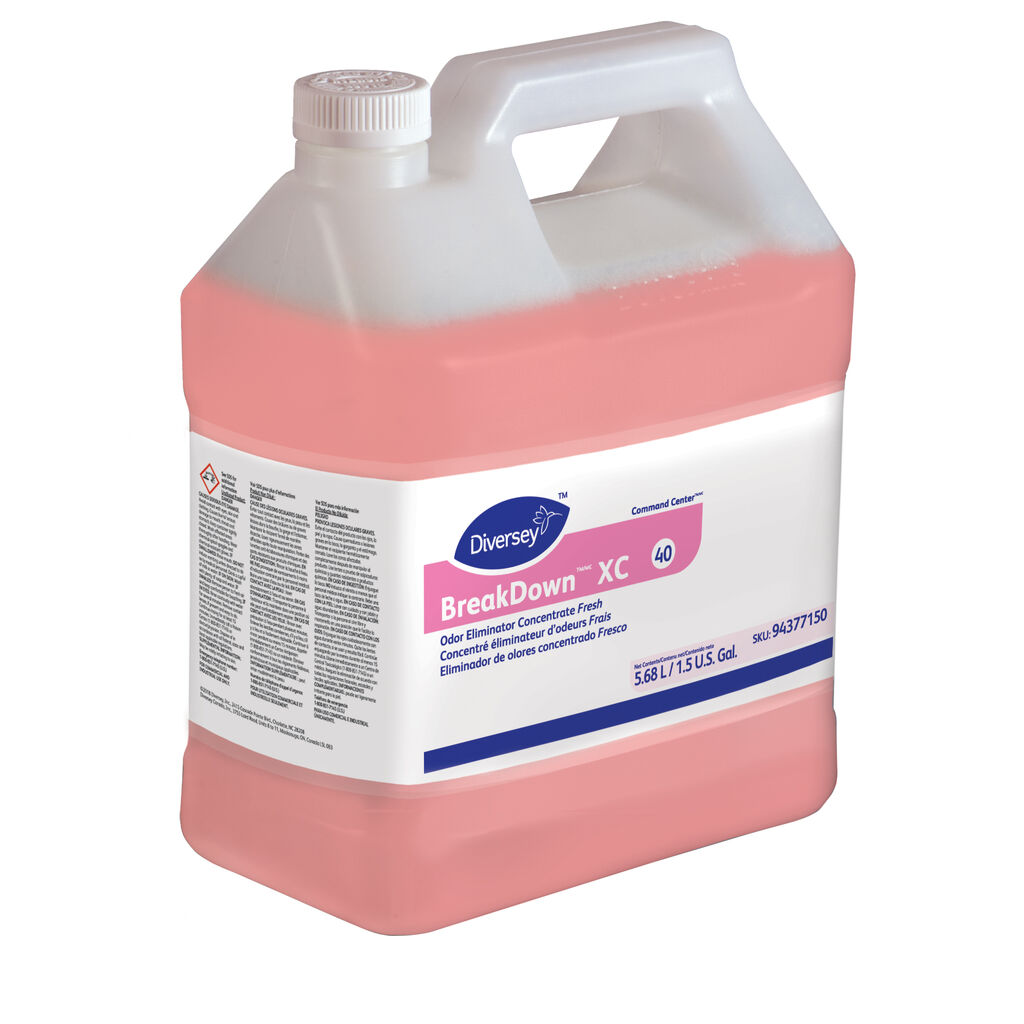 BreakDownTM/MC Odor Eliminator & Cleaner Concentrate 47, 1.5gal, 2/CT - Odor Eliminator & Cleaner Concentrate Fresh