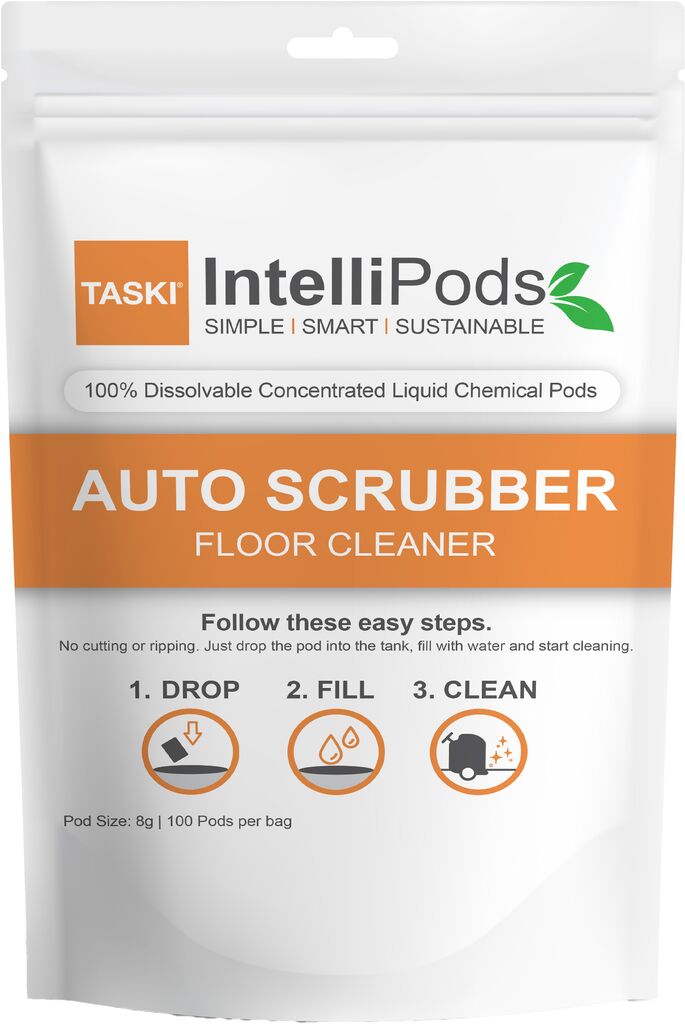 TASKI® IntelliPods Auto Scrubber Floor Cleaner, 100ea