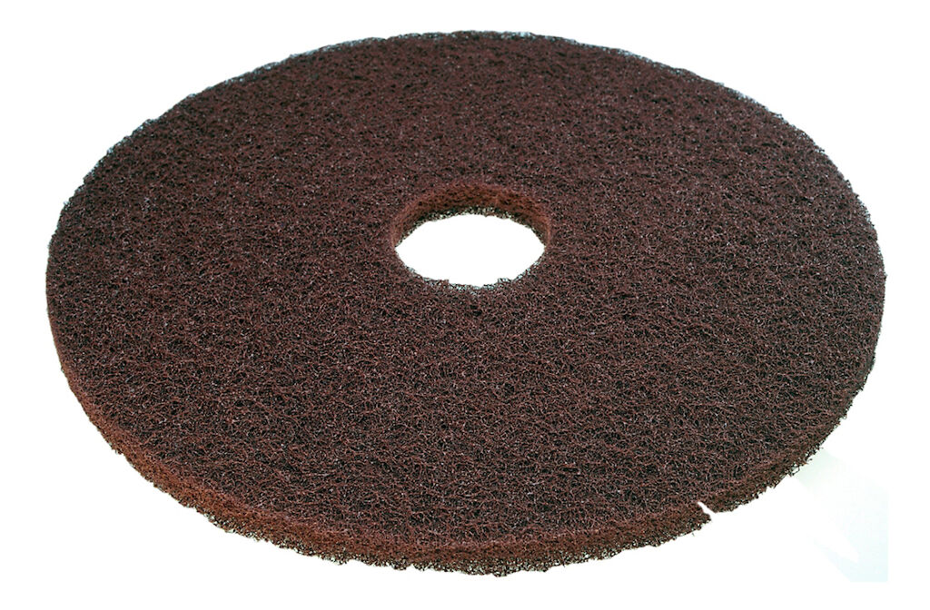 TASKI 3M Pad Braun 5Stk. - 10" / 25 cm - Braun - aggressives Pad zur Grundreinigung
