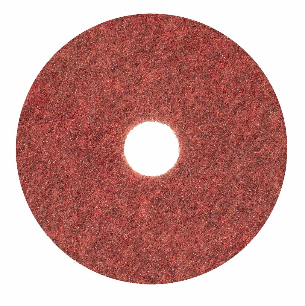 TWISTER Maschinenpad TXP 2Stk. - 17" / 43 cm - Rot - Pad zum aggressiven Restaurieren stark abgenutzer Steinböden