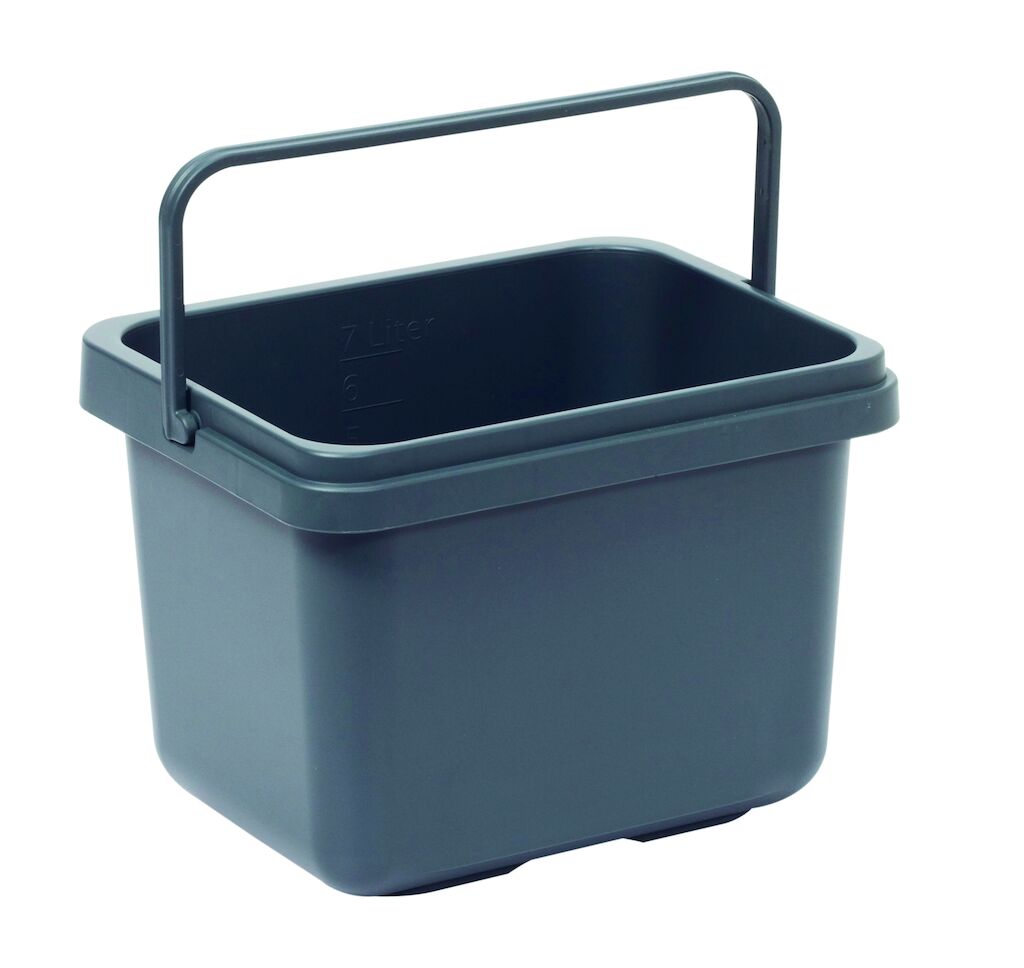 TASKI vaschetta panni con manico 1pz - 7 L - Grigio - Secchio in plastica resistente