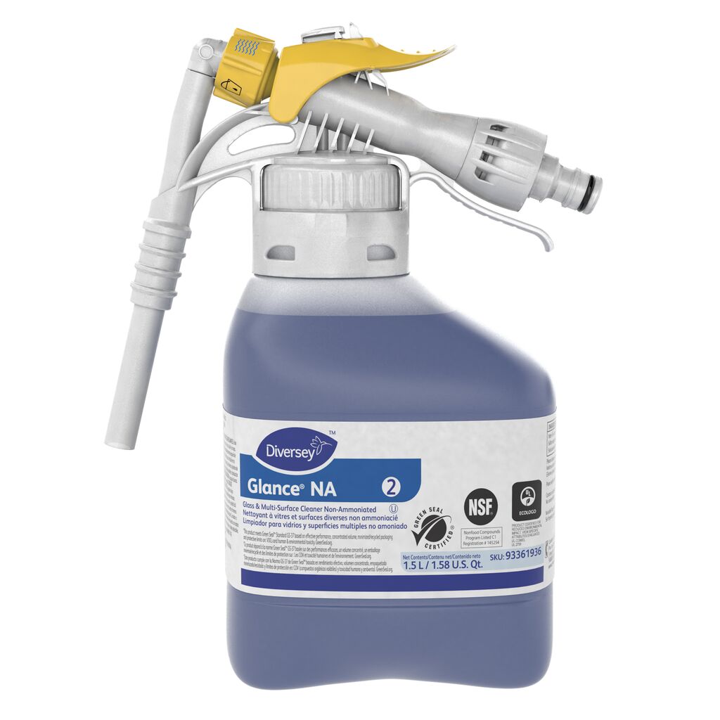 Glance® NA Glass & Multi-Surface Cleaner Non-Ammoniated 2 2x1.5L