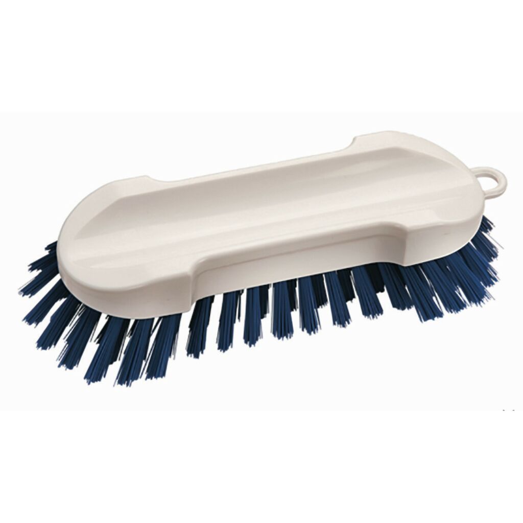 Hand Scrub Brush Hard 2x1Buc. - 205 x 65 x 55 mm - Albastru - Perie profesională dură pentru curățare manuală