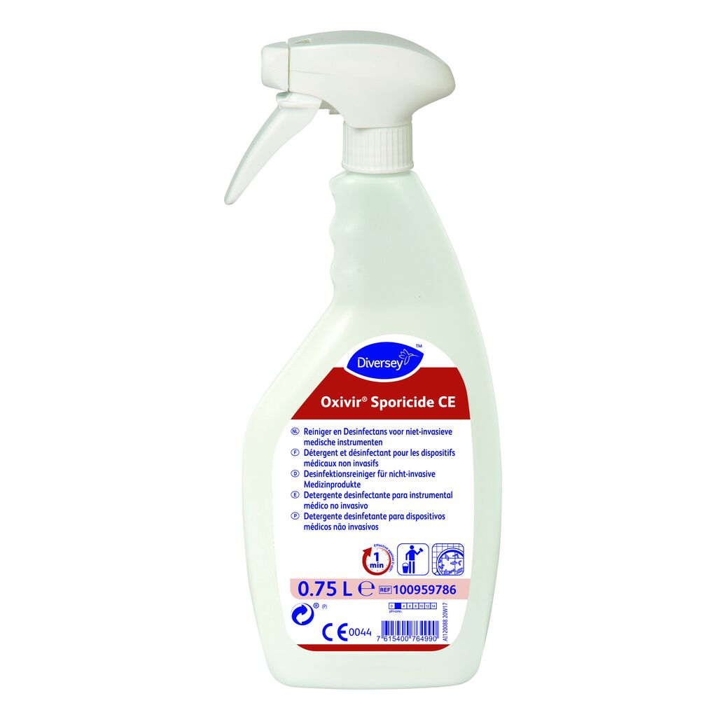 Oxivir Sporicide CE 6x0.75L - Detergente desinfectante para instrumental médico no invasivo